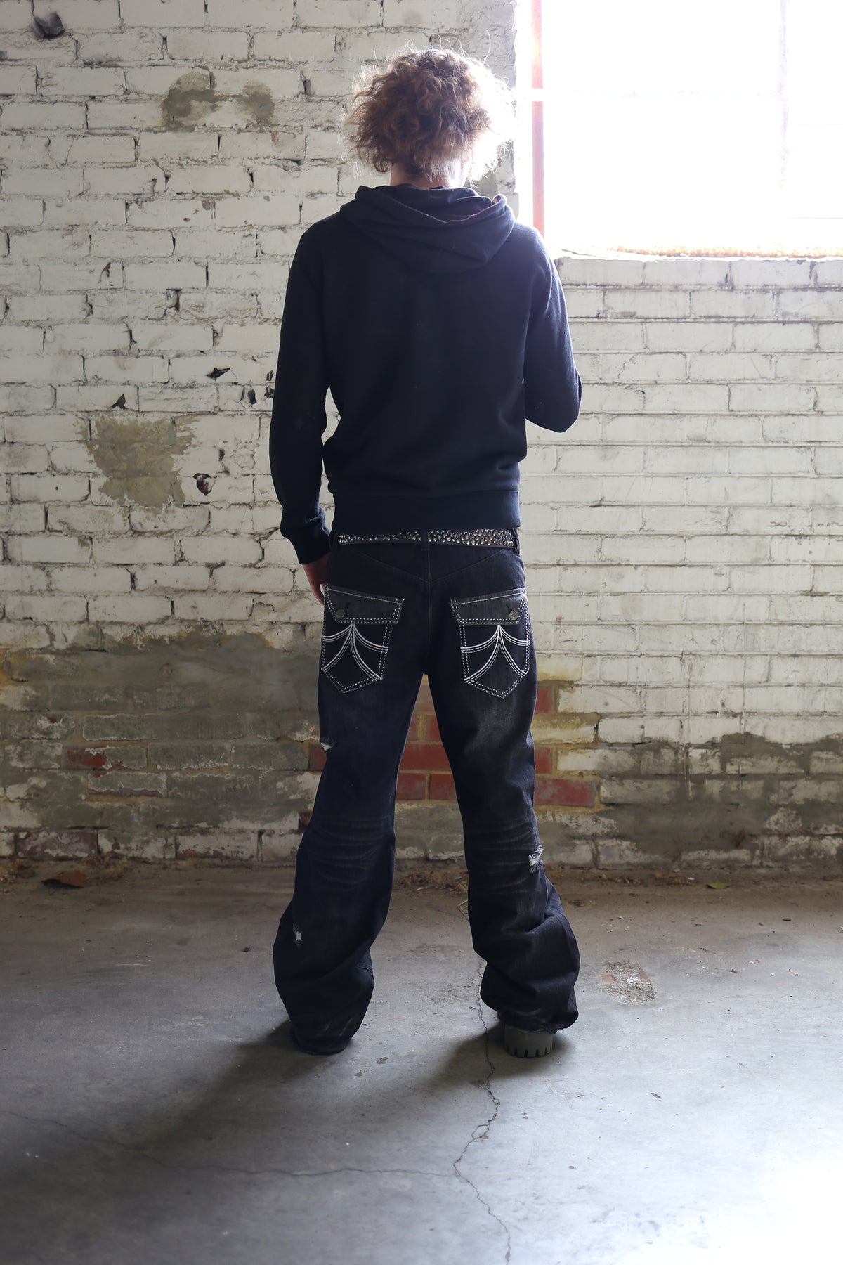 Charcoal Astray Denim (Pre-made)