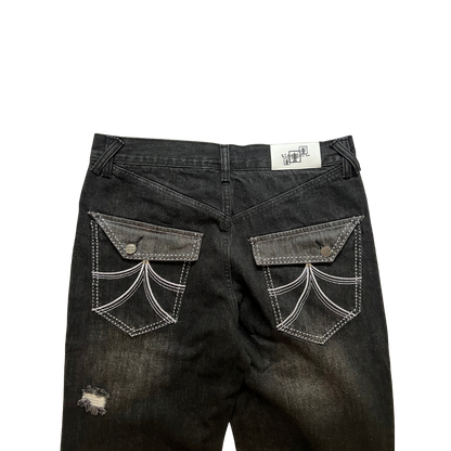 Charcoal Astray Denim (Pre-made)