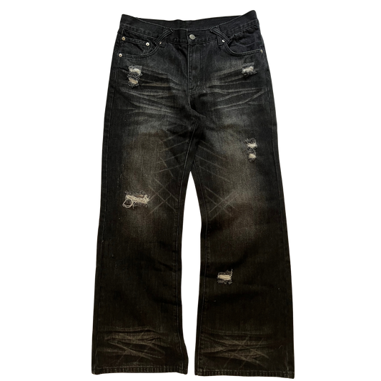 Charcoal Astray Denim (Pre-made)