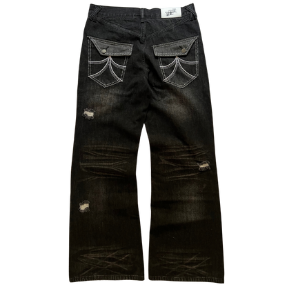 Charcoal Astray Denim (Pre-made)