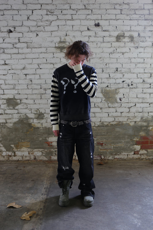 Charcoal Astray Denim (Pre-made)